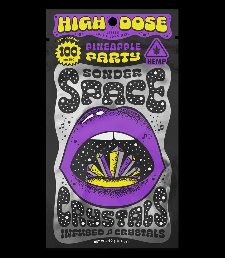 SONDER SPACE CRYSTALS 100MG / PINEAPPLE PIRATE